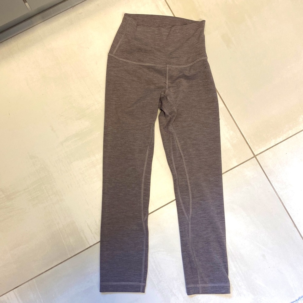 Lululemon align legging crop size 2 dusty lavender gray
